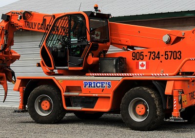 Price's Truly Canadian Tree Service Equipment